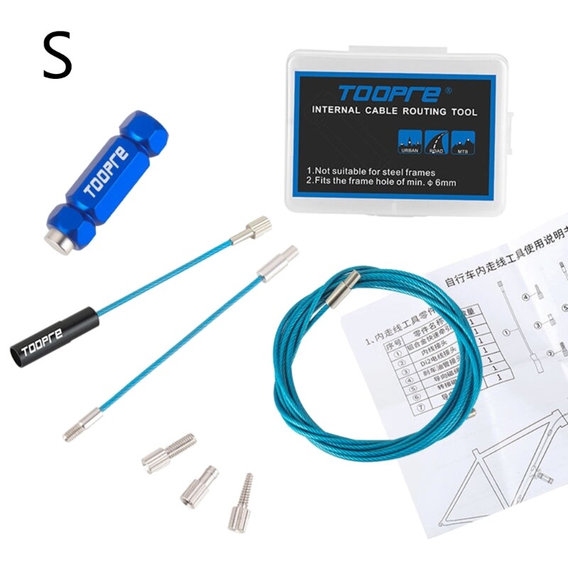 Xe đạp cáp bên trong định tuyến Bộ công cụ dây cáp phanh Cáp chuyển đổi thủy lực bên trong dây cáp cài đặt hướng dẫn cho khung xe đạp