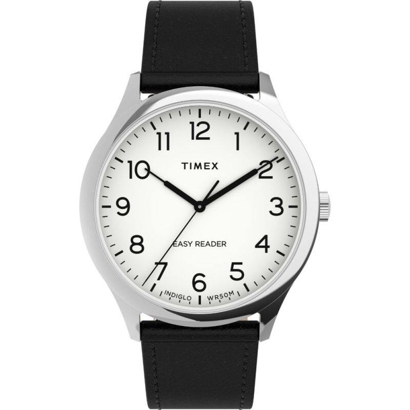 Timex Easy Reader® Gen1 40mm Leather Strap Watch (TW2U22100) Malaysia