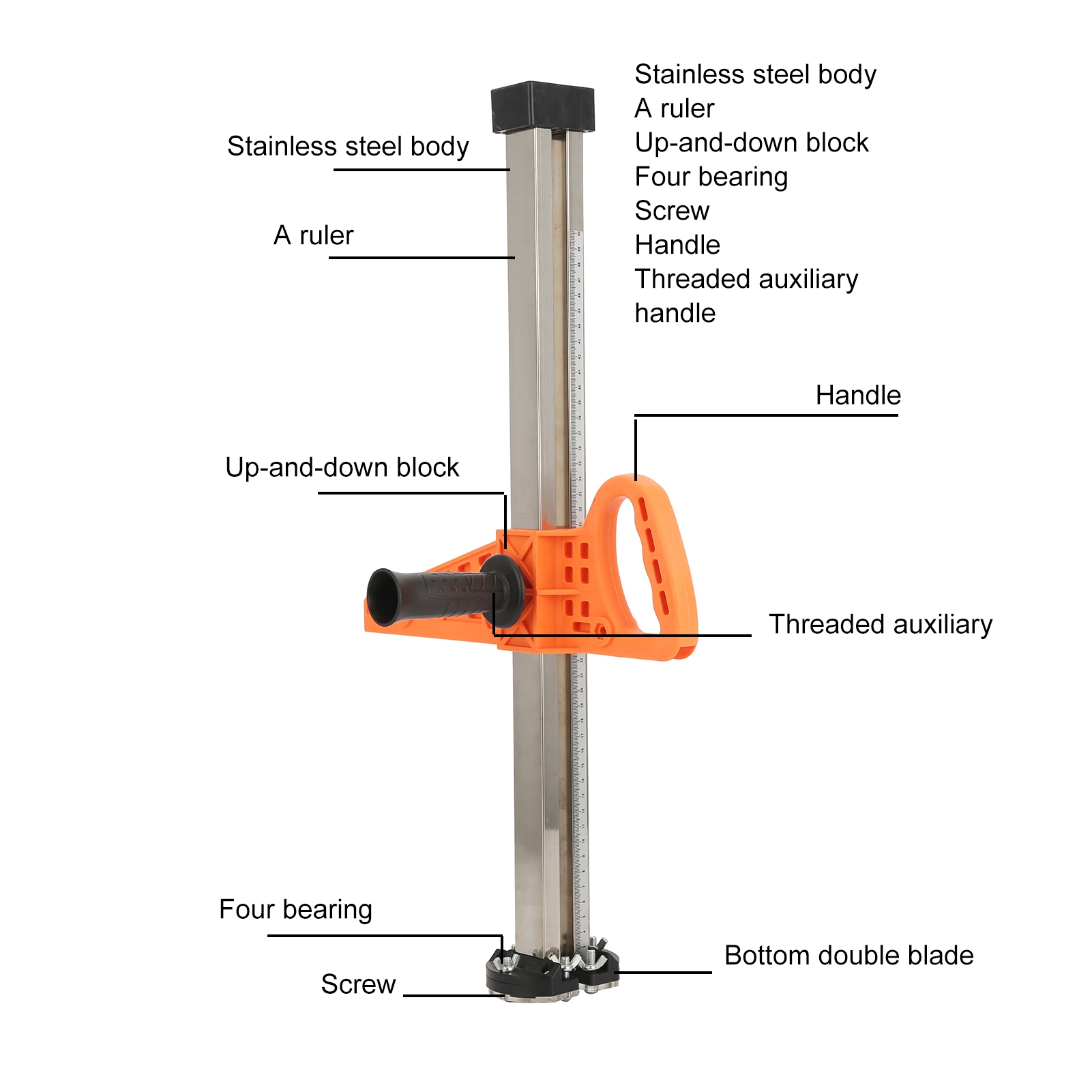 Gypsum Board Cutters Manual Portable Hand Push Woodworking Cutting Artifact Tools