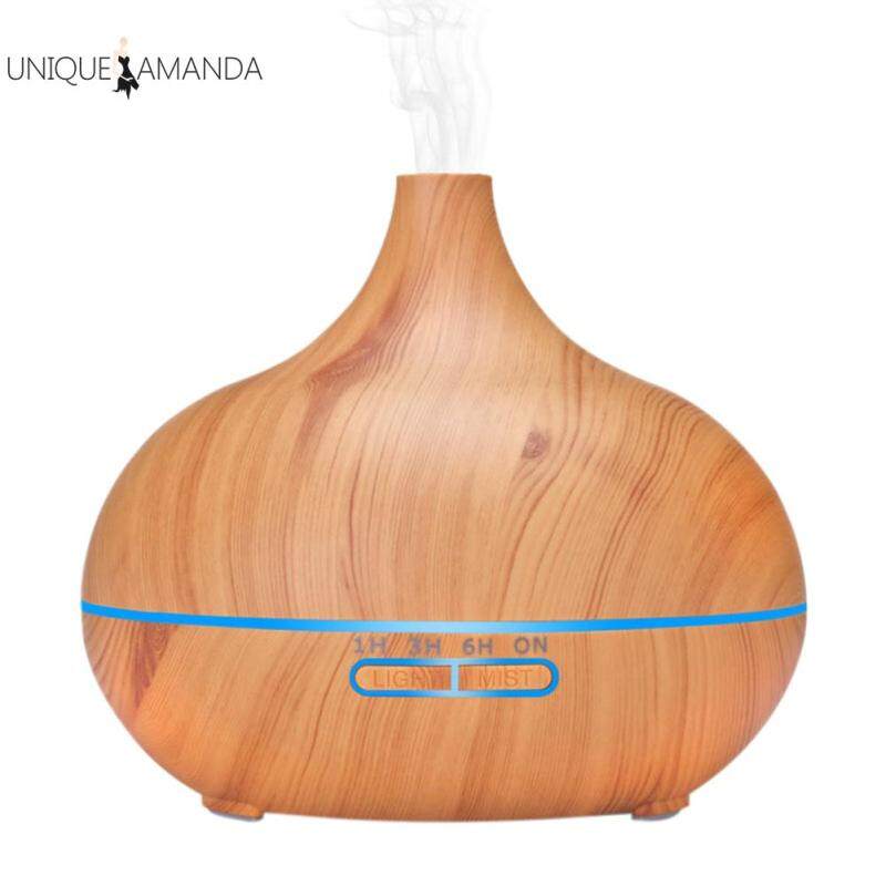 Household Portable Essential Oil Diffuser 300ml Electric Air Aroma Humidifier with 7 Color Light Singapore