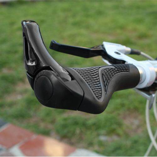 Carbon Handlebar Cycling Mountain Bike Lock-on Handlebar Cover Handle Bar End#