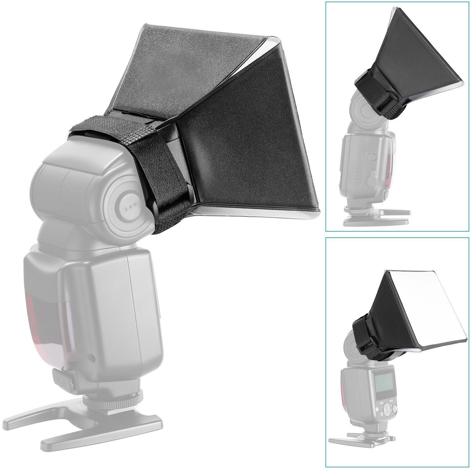 Flash Diffuser High Transmittance Soft Light Effect Ultra-thin Universal Flash Speedlite Softbox Diffuser for Indoor Flash Diffuser High
