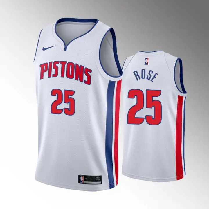 derrick rose jersey detroit pistons