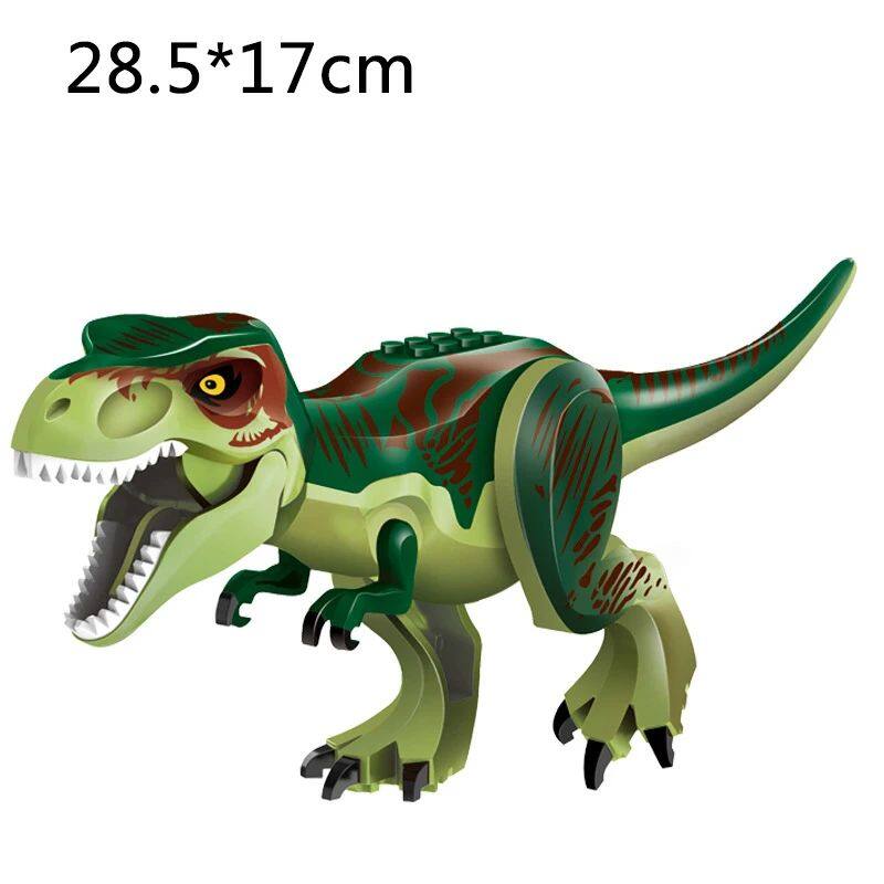 Khủng long đồ chơi xếp ghép hình, khủng long kỷ JuRa Tyrannosaurus Rex Cánh Rồng Velociraptor Tyrannosaurus Rex móng vuốt nặng Đồ chơi xếp ghép hình rồng
