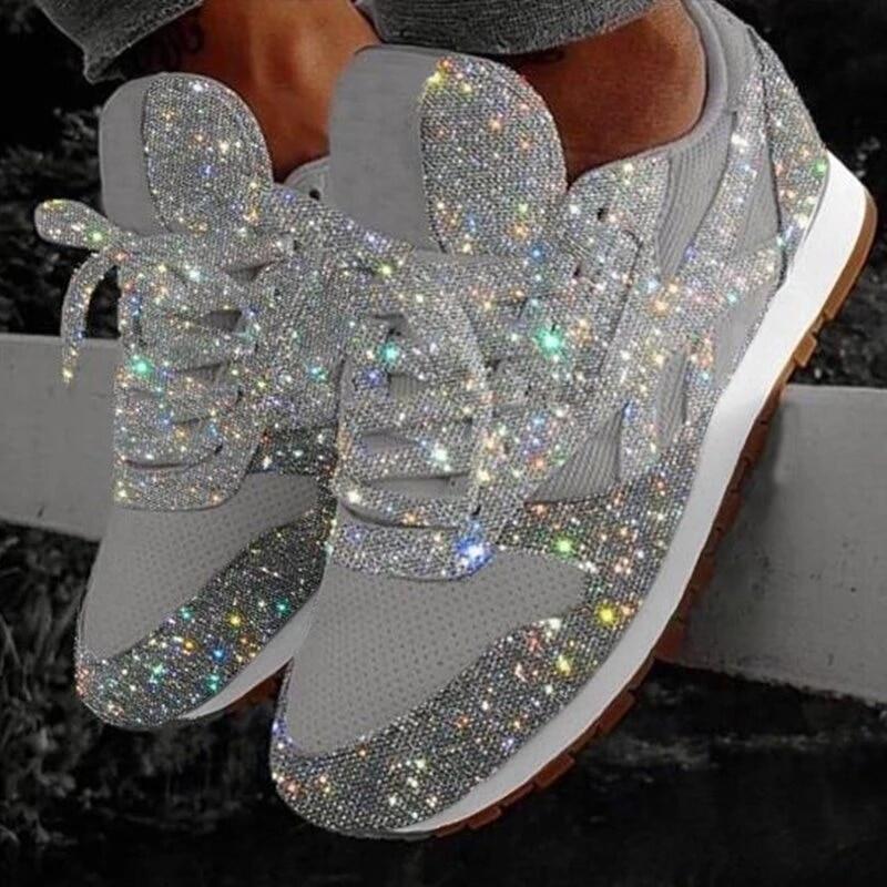 bling bling tennis shoes