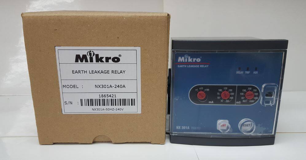 MIKRO Protection Relay Earth leakage relay NX301A NX232A DIN300 zct60 zct80 zct Lazada