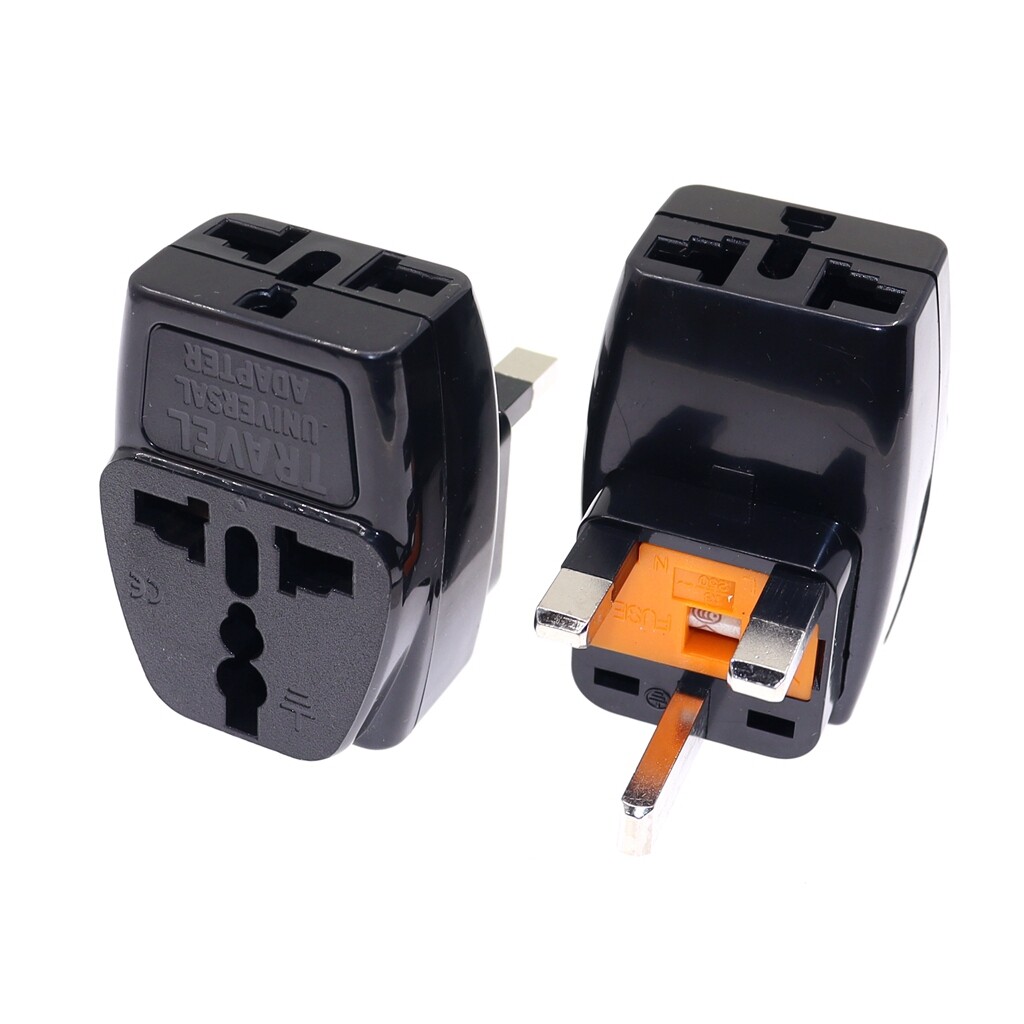Universal au us eu to uk plug 3 in 1 international travel power charger adapter uk plug type g hong kong singapore malaysia,1pcs