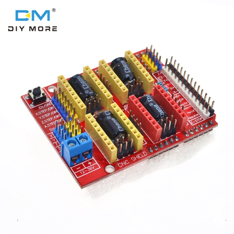 diymore bảng mạch điều khiển CNC V4 Máy khắc Tương thích với Nano 3.0 / A4988 điều khiển bảng Mô-đun Mở rộng cho các 3D máy in bộ tự làm
