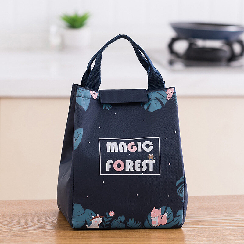 KS Magic Forest portable insulation bag thickened large-capacity lunch box bag insulation lunch bag