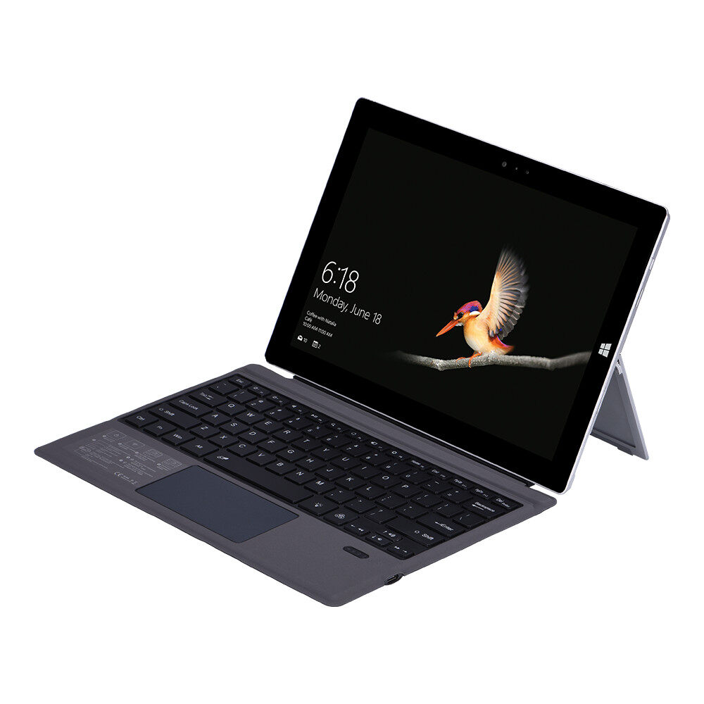 Cho Microsoft Surface Pro 3 4 5 6 7 máy tính bảng xách tay Bàn phím Bluetooth không dây với đèn nền Touchpad