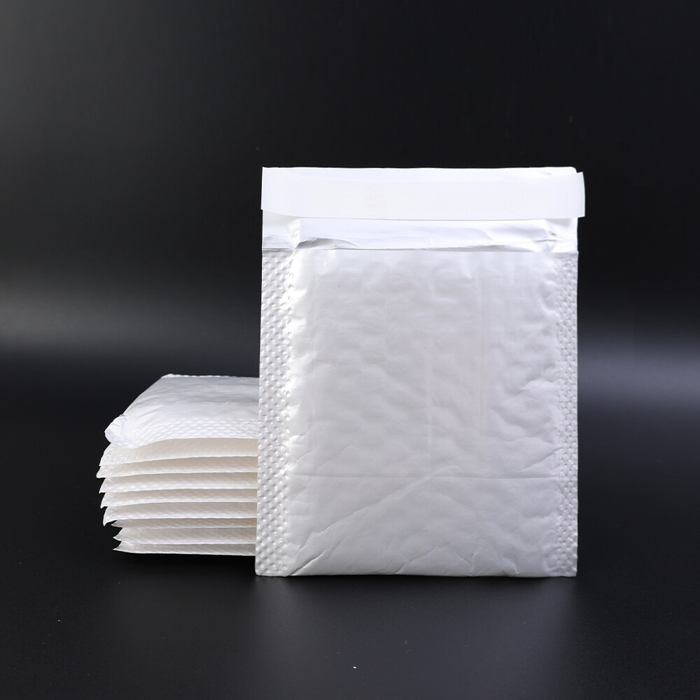 【Homior】10pcs White Pearl Film Packaging Bag Bubble Sealed Envelope Bag Shockproof Transport Packaging Bags