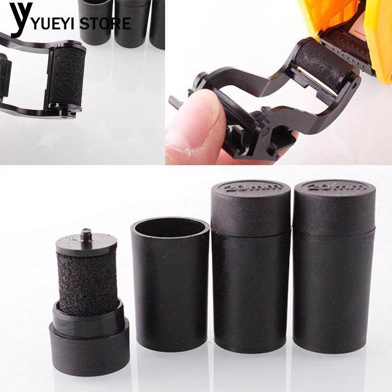 เดี่ยวแถวป้ายฉลากแสดงราคาปืน Maker Labeller เครื่องโค้ดดิ้งวงล้อหมึกสีดำ