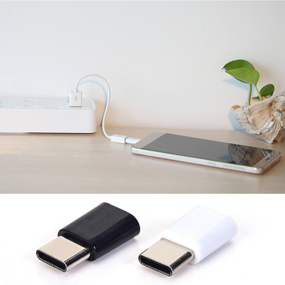 EL Stysle-Bộ Chuyển Đổi Từ Type C Sang Micro USB Bộ Chuyển Đổi TYPE-C Điện Thoại Thông Minh Android Bộ Chia Tách Tương Thích Truyền Dữ Liệu Sạc Cho Điện Thoại