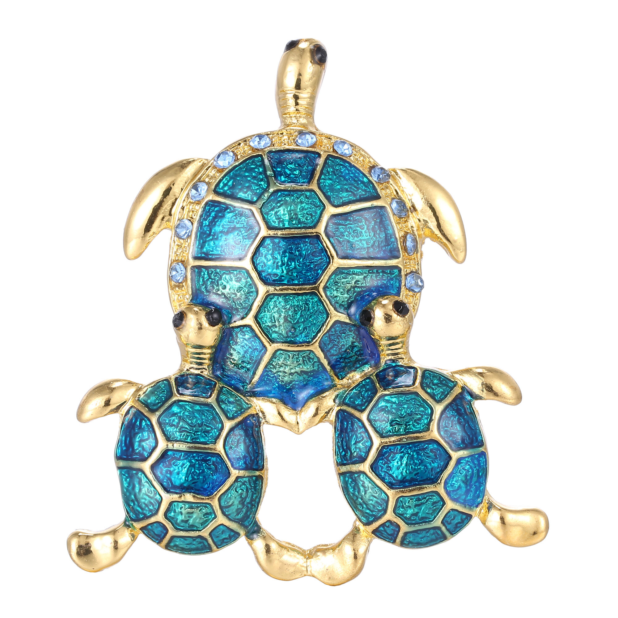 1Pc Animal Pin Brooches Cute Enamel Sea Turtle Shape Brooch Pins for Women Men Party Jewelry Gift