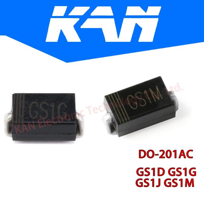 50PCS GS1D GS1G GS1J GS1M DO-214AC(SMA) Patch Rectifier diode | Lazada PH