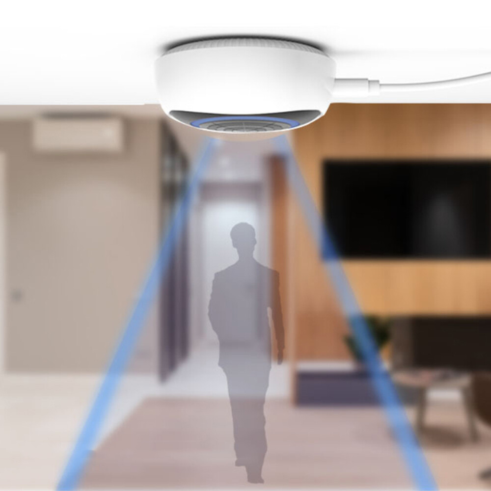 EL style 2023 new Tuya ZigBee Smart Human Presence Sensor Smart Human body Exists Sensor ZigBee Connection Smart Home Micro-motion Detect Human Motion Detector