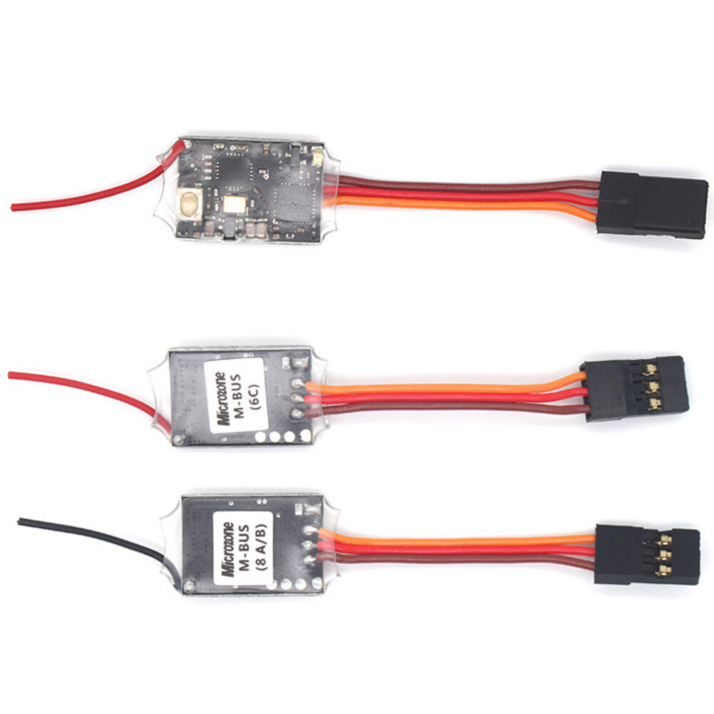 MicroZone MC6RE MC7RB MC9002 MIni M-SBUS Receiver 6CH MC8RE 8CH For MC6C MC8B Controller Transmitter RC Airplane Drones model