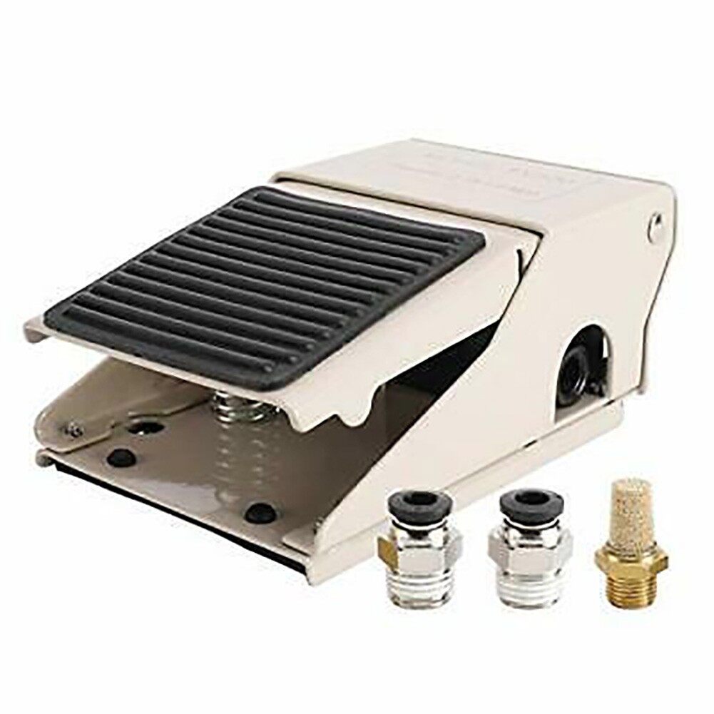 1/4\" Pneumatic Foot Valve Kit 2 Position 3 Way Air Control Foot Pedal