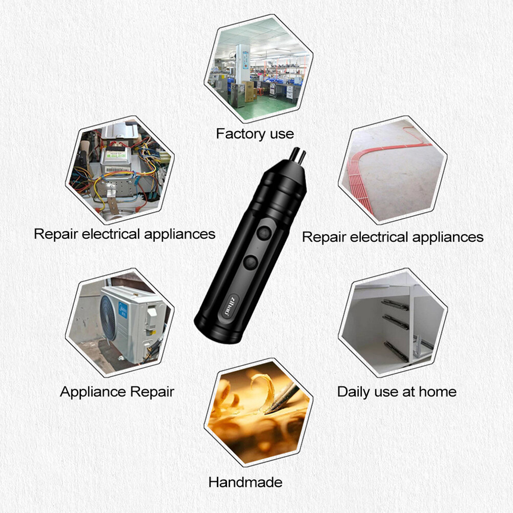 Smart Sensor Mini Cordless Electric Screwdriver Portable Power Tools Set Rechargeable Multifunctional Electric Screwdriver
