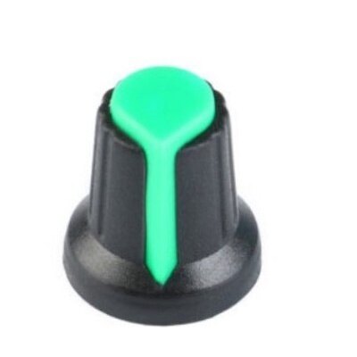 100pcs WH148 potentiometer knob cap 15X17mm 6mm Shaft Hole AG2 Yellow Orange Blue White Red Cap