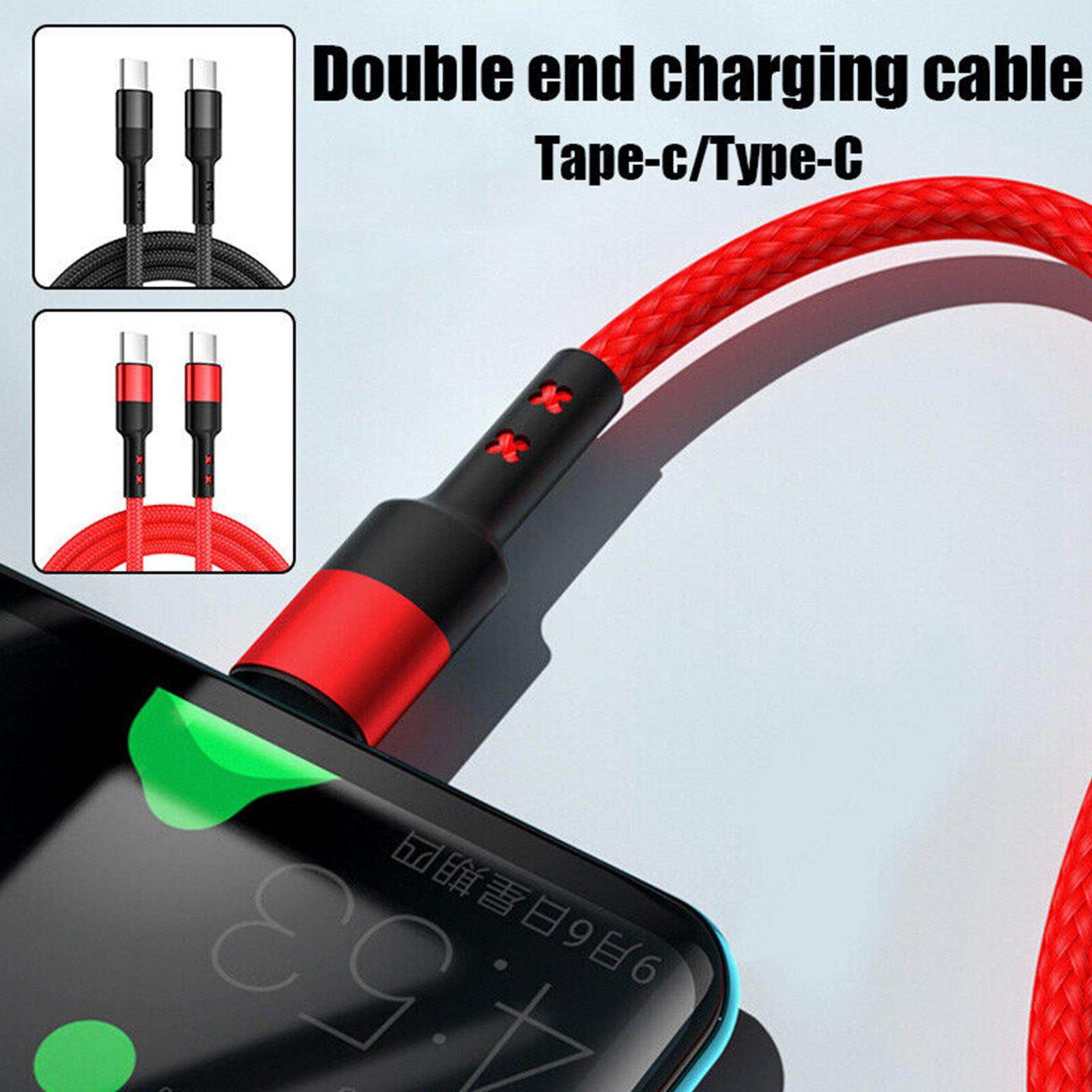 Cáp Type C Cáp Dữ Liệu Bện Cáp Type C Sang Type C Cáp Sạc Nhanh 5A PD 100W
