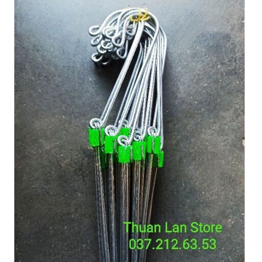 Móc Kẽm Treo Lan 1m (Tổng thể 1m15 ) Cứng Dày