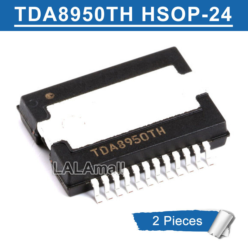 2 ชิ้น tda8950th HSOP-24 tda8950 340 วัตต์ C lass D ชิปขยายเสียงใหม่ ...