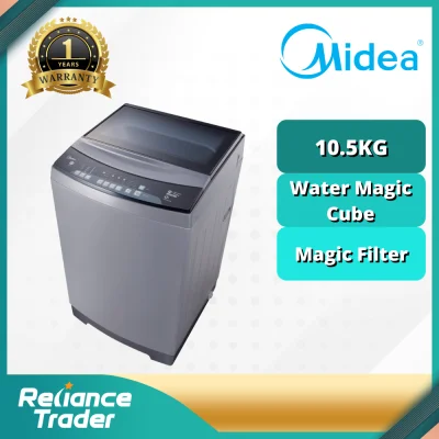 MIDEA 10.5kg Fully Auto Washing Machine MFW-1055CV (Replacement MFW-1050MV2) Mesin Basuh