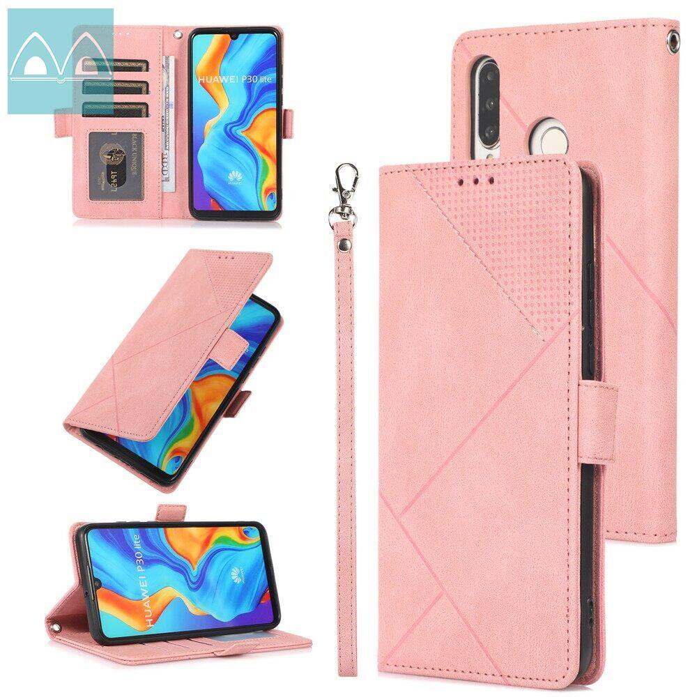 Case For Huawei P20/P20 Lite/P20 Pro/P30/P30 Lite/P30 Pro/P40/P40 Lite/P40 Pro/Nova 3E 4E 7i 6 SE Skin Leather Flip Wallet Cover Card Slots Stand Casing