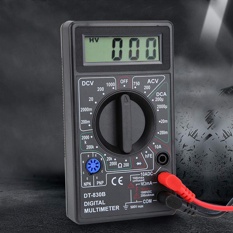 [Hàng Có Sẵn] KIPRUN Đồng Hồ Vạn Năng Kỹ Thuật Số LCD AC/DC, Vôn Kế Ampe Kế 750/1000V Máy Kiểm Tra Ohm Đồng Hồ Cầm Tay An Toàn Cao Đồng Hồ Vạn Năng Kỹ Thuật Số