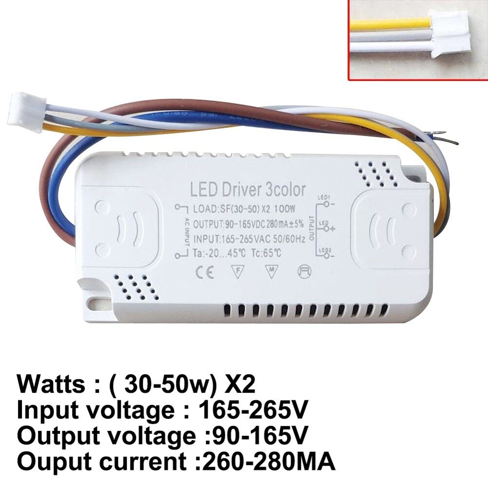 LED Driver Adapter For LED Lighting Non-Isolating Transformer Replacement LED Driver 3 Color