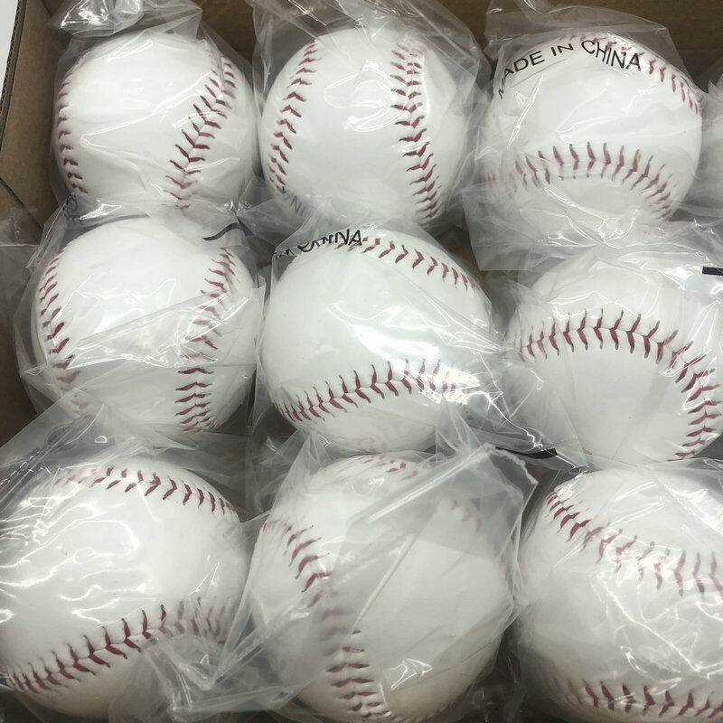 5PCS Baseballs Softballs Soft Safety Ball Training Solid Ball Throwing Practice Baseballs For Men Softball Wholesale