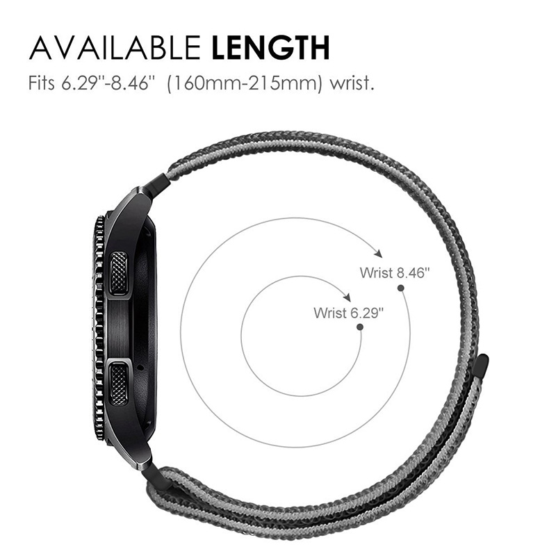 Nylon strap For Haylou Smart Watch 2 LS02 RS4 RS4 Plus watch band