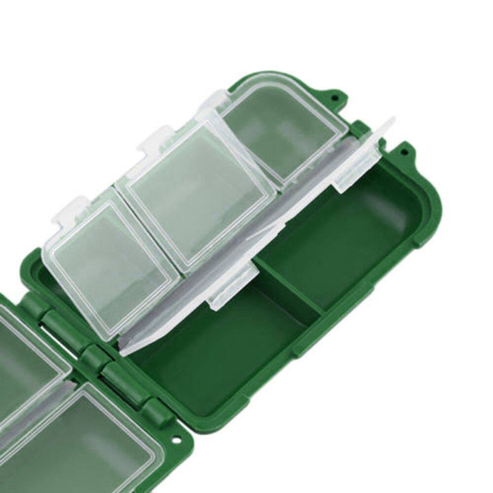 PENGA 10 Compartments Accessory Plastic Square Fishhook Box Lure Container Bait Storage Case Fishing Tackle Boxes