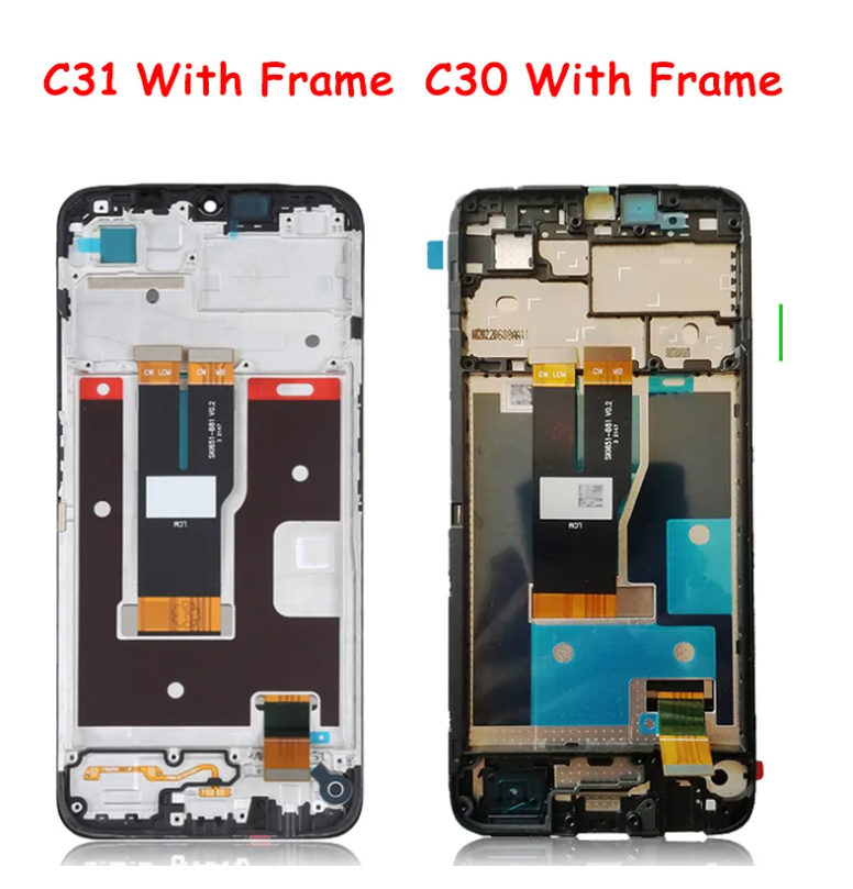 Original LCD với khung cho Realme C30 c30s C31 C33 C35 LCD với khung hiển thị màn hình cảm ứng số hóa màn hình lắp ráp