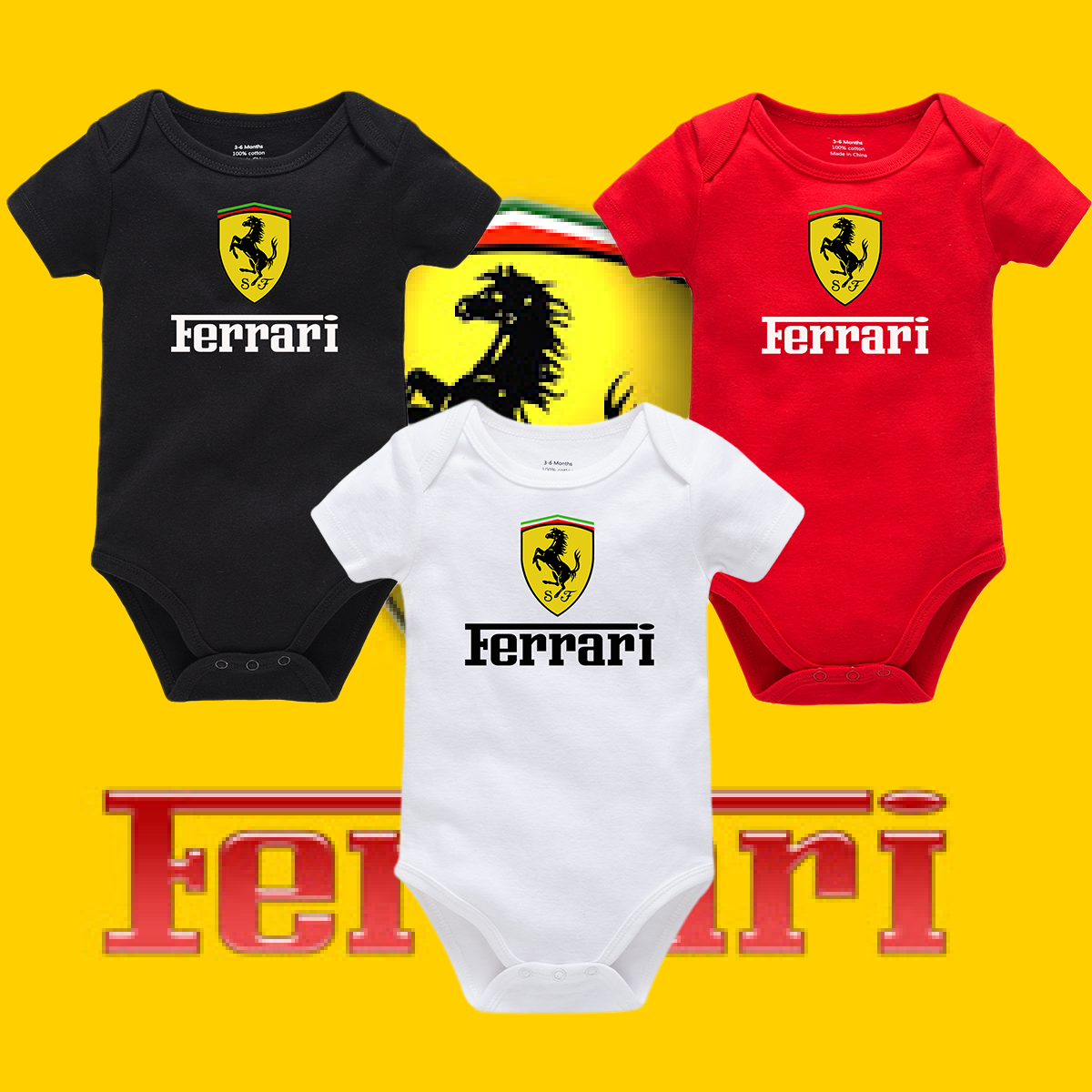 Ferrari baby hot sale onesie