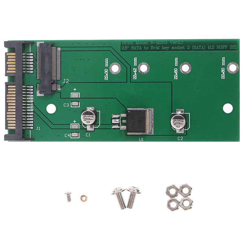 Ngff (M2) Bộ Chuyển Đổi Ssd Sang Sata 2.5 Inch, M.2 Ngff Ssd Sang Thẻ Chuyển Đổi Sata3