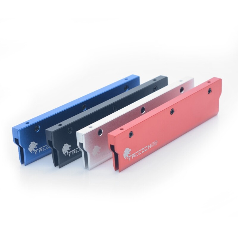 2Pcs MEO-PM0AB Computer Water Cooling Memory Heatsink Cooler Shell Memory Vest Wide Narrow Version Frosted Surface