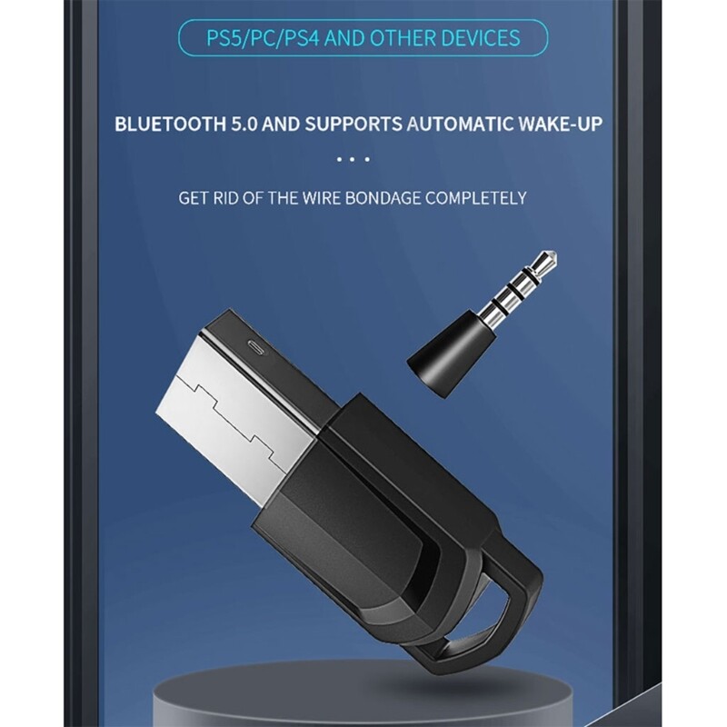 Bộ Chuyển Đổi USB Bộ Phát Tương Thích Bluetooth Cho PS4 Bộ Thu Tai Nghe 4.0 Tương Thích Bluetooth Dongle Tai Nghe