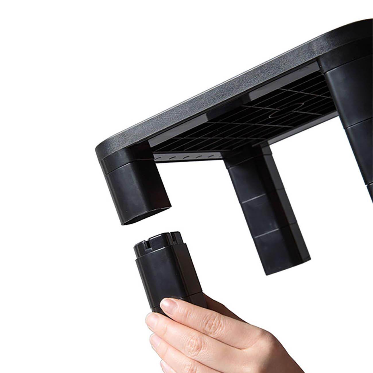 Homenhome Adjustable Computer Shelf Screen Base TV Monitor Stand