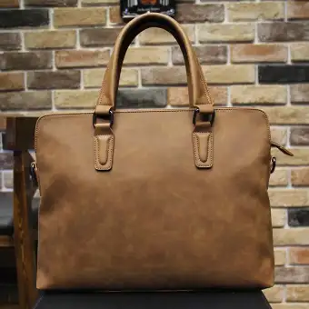 suede man bag