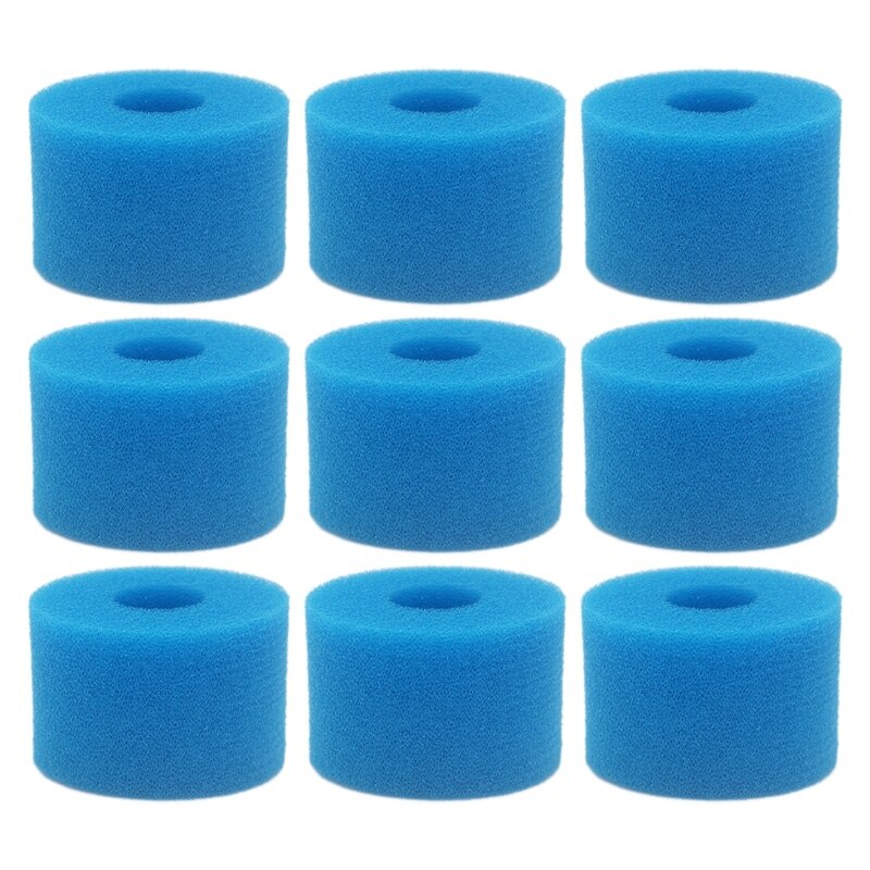 Bảng giá 9 Pcs Filter Sponge for Intex S1 Type Pure Spa Reusable Washable Foam Hot Tub Filter Cartridge