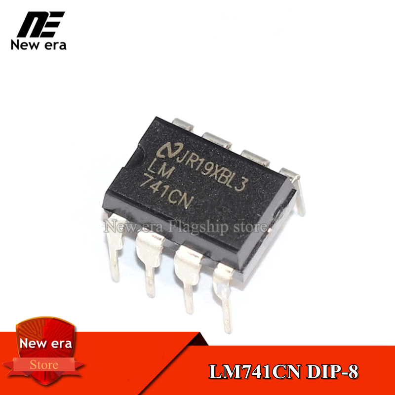 10pcs lm741cn dip-8 741cn ua741cp dip8 operational amplifier ic new