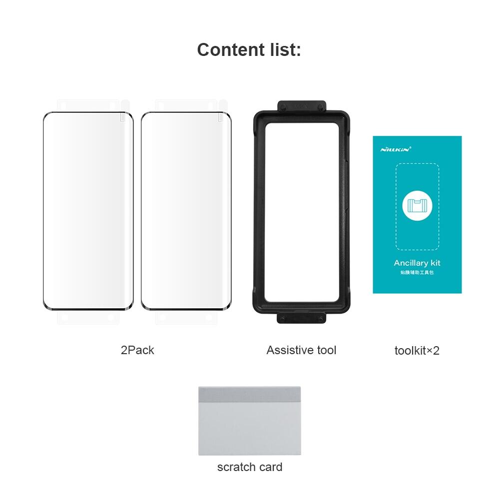 For suitable for xiaomi 12s ultra screen protector nillkin 2pcs impact resistant curved soft film for suitable for xiaomi 12s pro for suitable for xiaomi 12s with tool