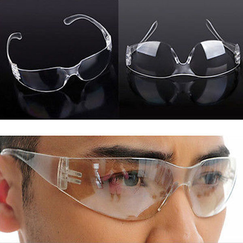 Kính Chống Gió Bảo Vệ Mắt Unisex, Kính Gọng Kính Trong Suốt An Toàn Kính Mắt