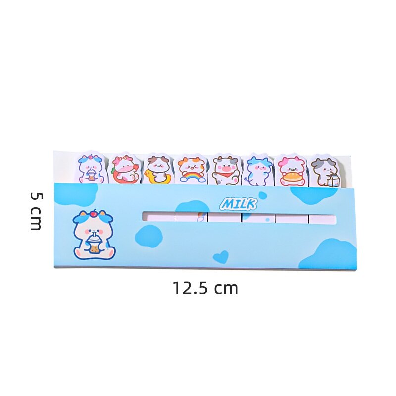 120 Tờ Giấy Dán Hoạt Hình Nhãn Dán Dễ Thương Có Thể Xé Giấy Dán Chỉ Mục Học Sinh