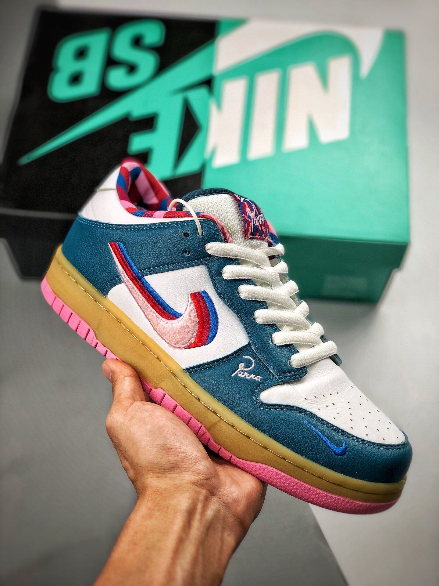 parra x nike sb sneaker