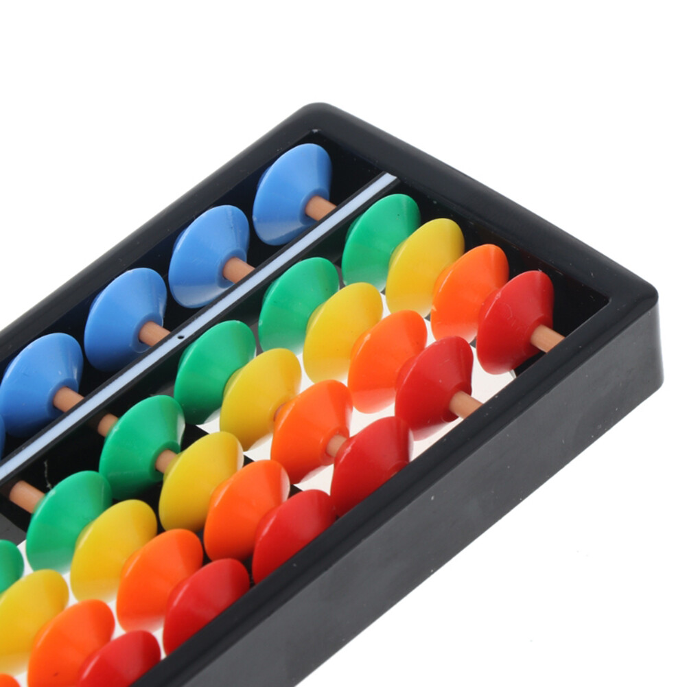 Colorful Abacus Arithmetic Soroban Maths Calculating Tools Kids Educational Toy