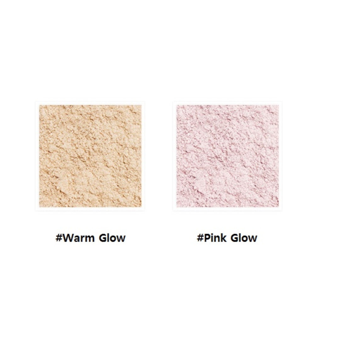Phấn phủ bột nhũ bắt sáng Jung Saem Mool Essential Powder Illuminator Màu Pink Glow 10g
