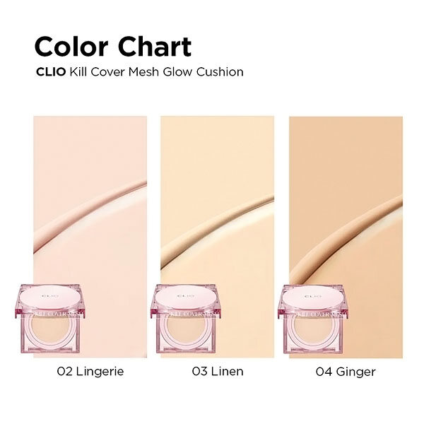 [Clio] giết Bìa lưới Glow Cushion SPF50 + PA ++++